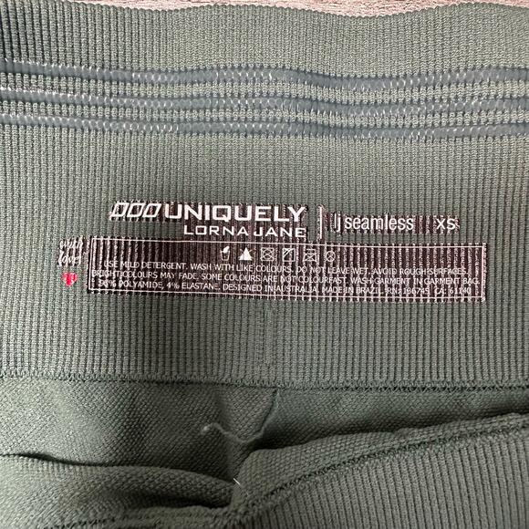 Lorna Jane Seamless Leggings with Side Lace Style Detail XS - Picture 8 of 10